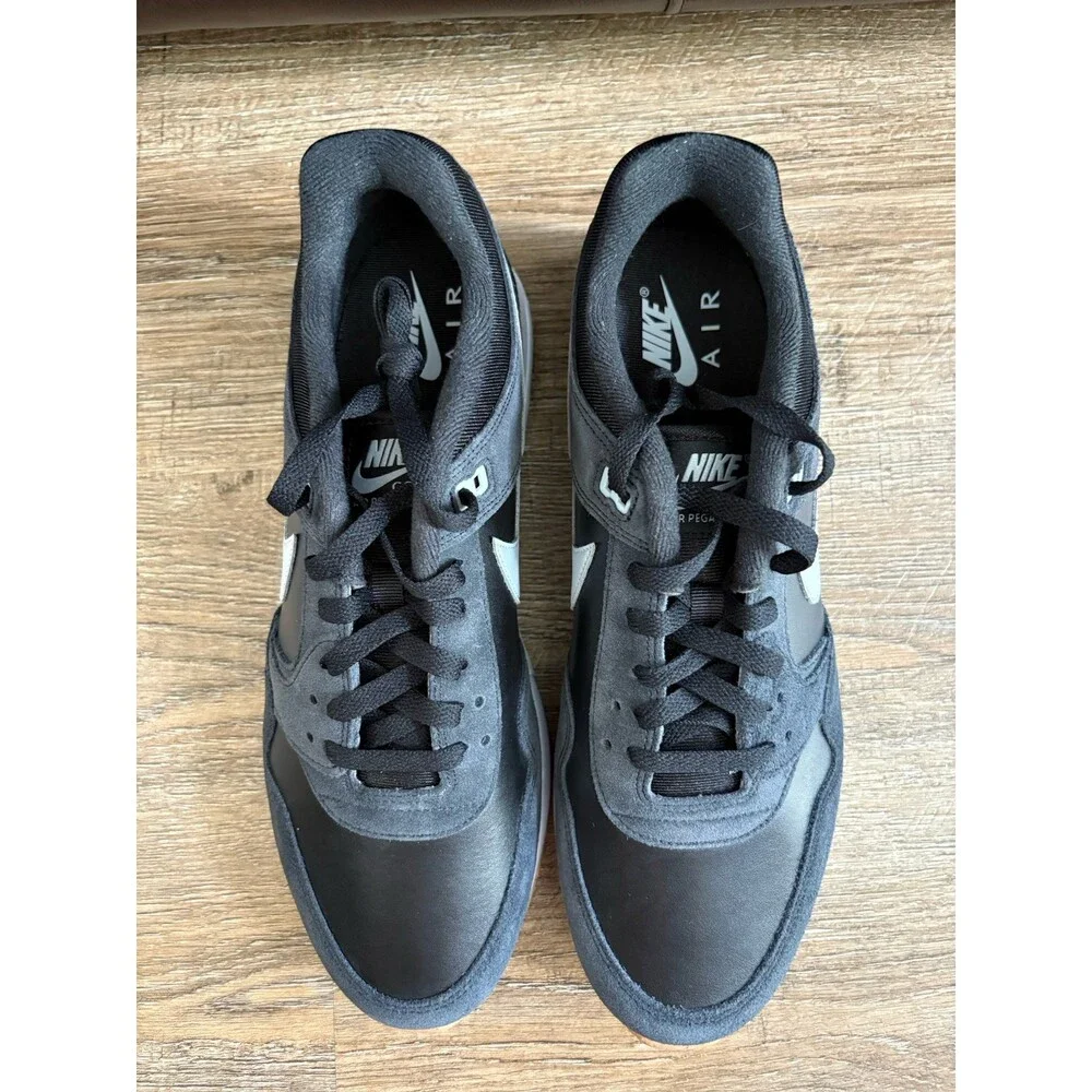 Nike Pegasus ‘89 Golf Black Wolf Grey Gum Medium Brown Men’s Sz 12 FJ2245-004